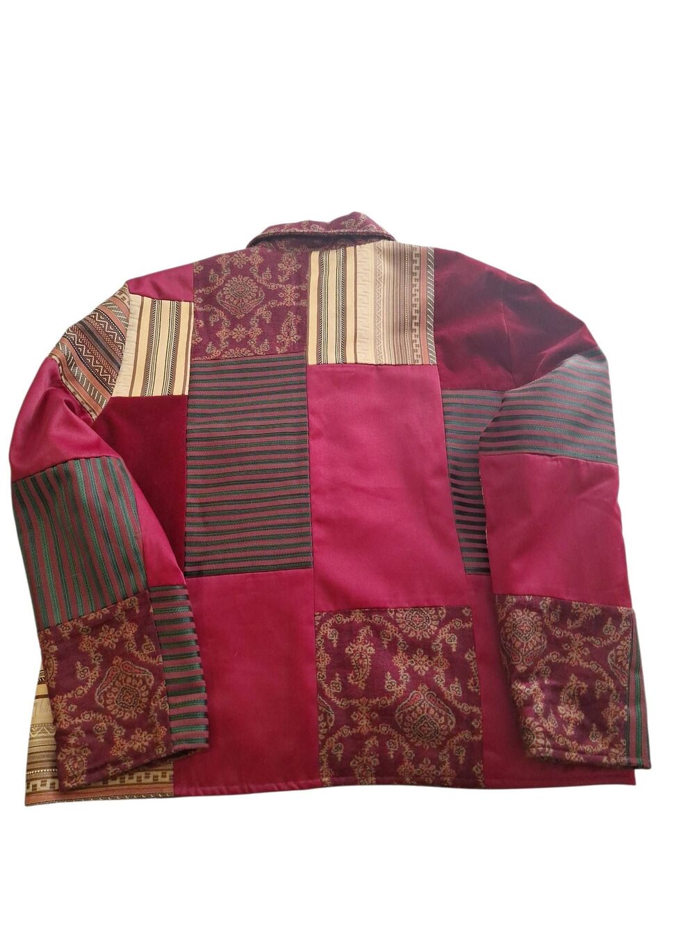 Reversible Patchwork Embroidered Jacket - Picture 2 of 5